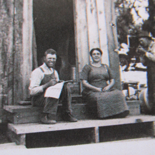 An old image of Randall Lumber & Hardware employees