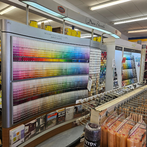 Randall Lumber & Hardware paint department