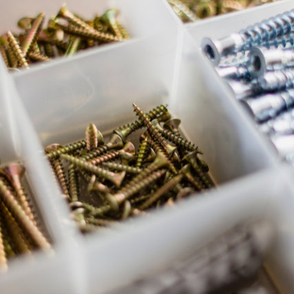 HardwareA close up of wood screws