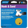 Norton 07660702206 02206 5x5 120 Hook & Sand Disc