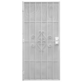 Regal Security Door, White Steel, 32-1/2 x 81-1/2-In.