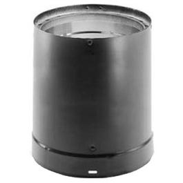 DVL Wood-Stove Pipe, Black Double-Wall Stainless Steel, 6 x 24-In.