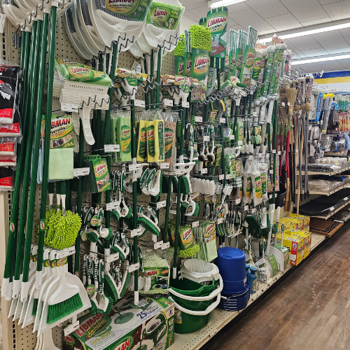 Randall Lumber & Hardware home supplies aisle