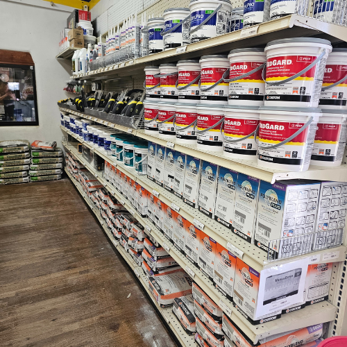 Randall Lumber & Hardware contractor supplies aisle