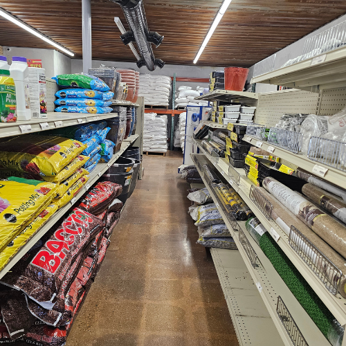 Randall Lumber & Hardware garden aisle