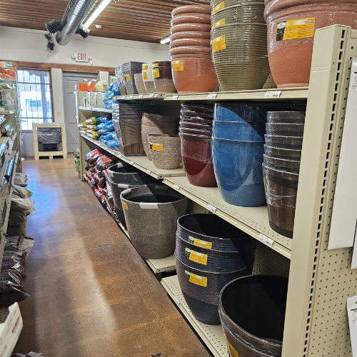 Randall Lumber & Hardware garden aisle