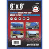 Erickson Mfg 57000 6x8 Blue Poly Tarp