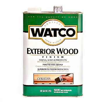 Watco 67731 Exterior Wood Finish, Natural ~ Gallon