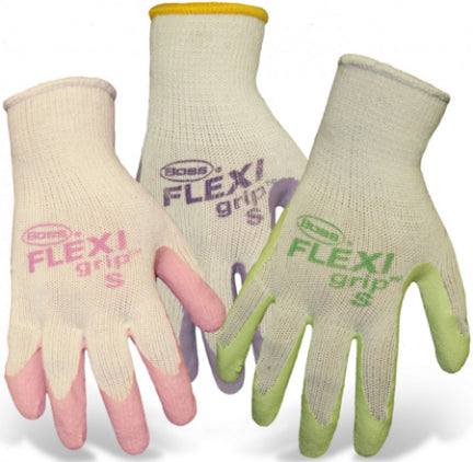 GLOVES STRING KNIT PASTEL LATEX PALM