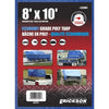 Erickson Mfg 57001 Poly Tarp, Blue ~ 8' x 10'