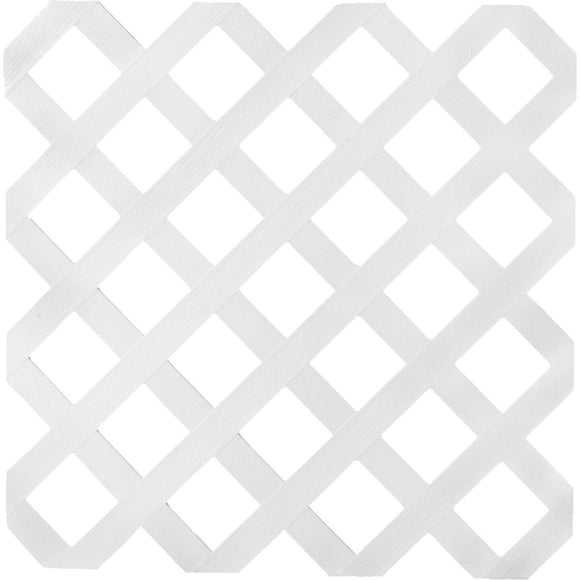 Dimensions 4 Ft. W x 8 Ft. L x 1/8 In. Thick White Vinyl Lattice Panel