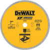 DeWalt Extended Performance 7 In. Continuous Rim Dry/Wet Cut Tile Diamond Blade