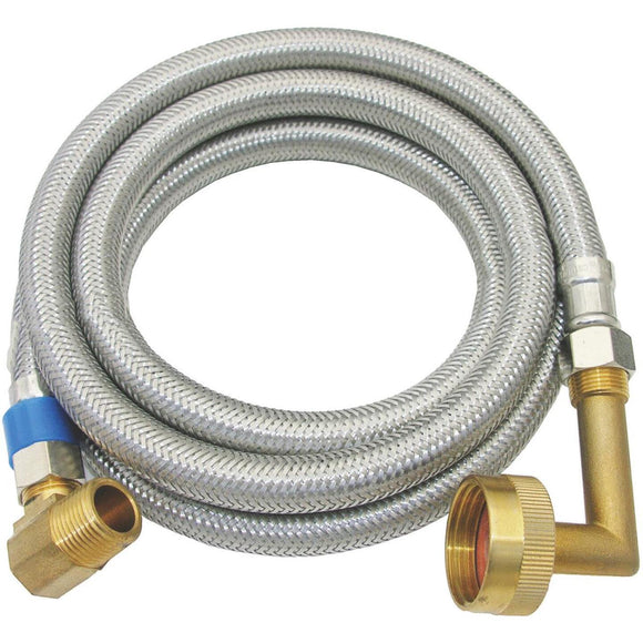Lasco 3/8 In. x 3/8 In. x 72 In. Stainless Steel Dishwasher Connector