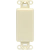 Leviton Decora QuickPort Ivory Blank Wall Plate Insert