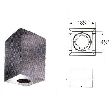 DuraVent 6DP-CS11 Square Ceiling Support