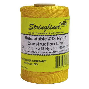 Stringliner 35400 Replacement Construction Line, Gold ~ 540 Ft Roll