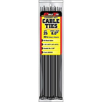 KDAR B8SD25 Cable Ties ~ 8in. 25pk