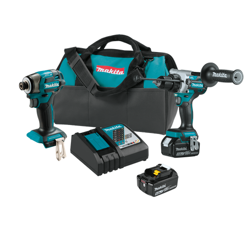 Makita XT297T 18V LXT® Lithium‑Ion Brushless Cordless 2‑Pc. Combo Kit (5.0Ah)