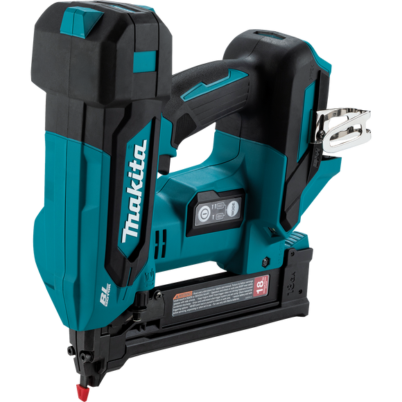 Makita 18V LXT® Lithium‑Ion Brushless Cordless 1/4” Narrow Crown Stapler, 18 Ga. Tool Only