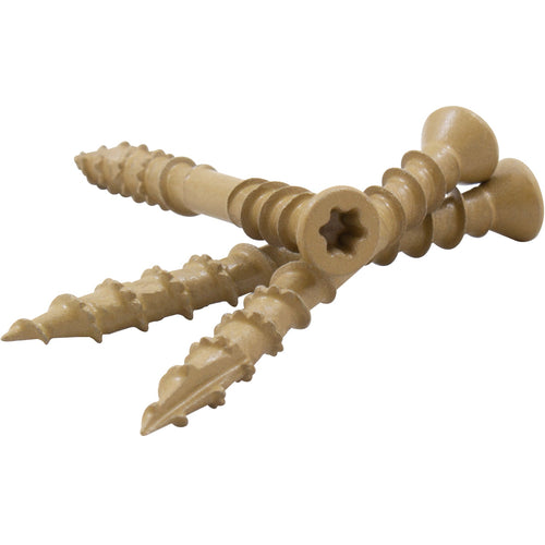 K9 Fasteners Greyhound Reverse Thread Trim Tan