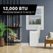 Perfect Aire 12,000 BTU/8,000 SACC Portable Air Conditioner with Full-Function Remote Control
