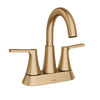 Moen Mikah Bronzed Gold Two-Handle High Arc Bathroom Faucet