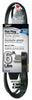PowerZone Extension Cord 16 AWG Cable 3-Outlet 6' Black
