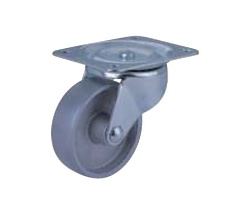 ProSource Swivel Caster Heavy Duty Steel Wheel Plate Gray 250 lb Steel Housing Material