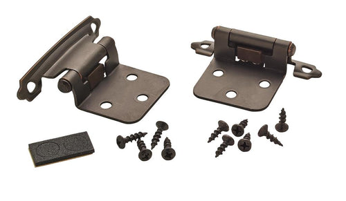 Amerock Variable Overlay Self Closing Face Mount Cabinet Hinge