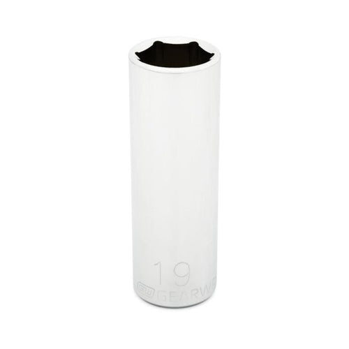 GearWrench 1/2 Drive 6 Point Deep Metric Socket 19mm