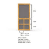 Screen Tight Summit Wood Screen Door