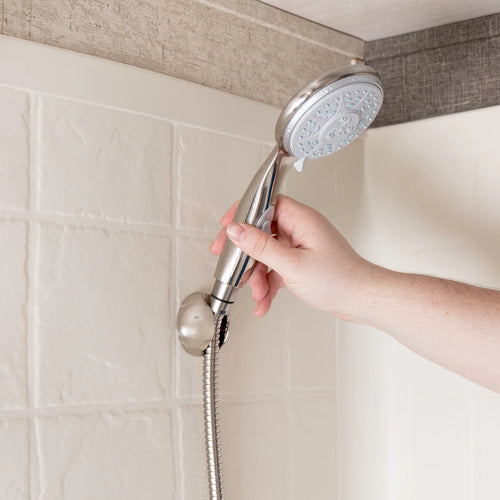 Camco Complete RV/Marine Shower Head Kit Brushed Nickel